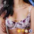 Wholesale hot sexy women underwear 32 size bra pictures and embroidered demi push up bra